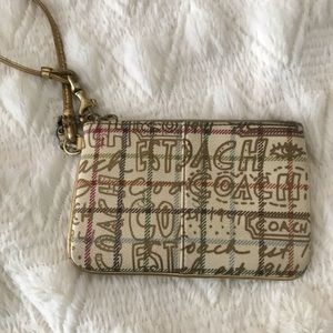 Coach wrist purse